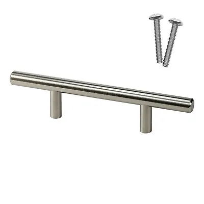 25 Rok 3  Brushed Nickel Kitchen Cabinet Drawer T Bar Pull Handle Pull 6  Length • $39.13