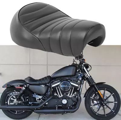 For Harley Sportster XL1200 XL883 48 72 Custom 2004-2015 Driver Rider Solo Seat  • $65.39