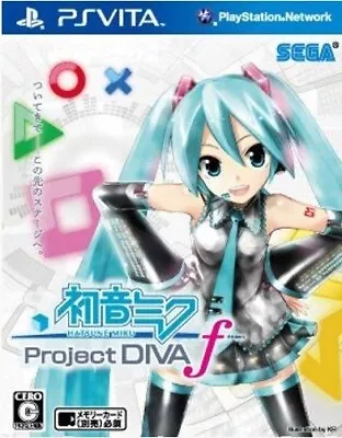 PS-vita Hatsune Miku Project Diva F/f2/X Cartridge And Case Set From Japan • $29.90