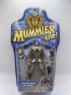 1997 Kenner Mummies Alive Hunter Ja-Kal Falcon Armor Figure New On Card • $55