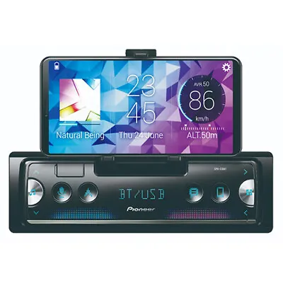 Pioneer SPH-C10BT Tuner With Pioneer Smart Sync Connectivity Phone Cradle An... • $160