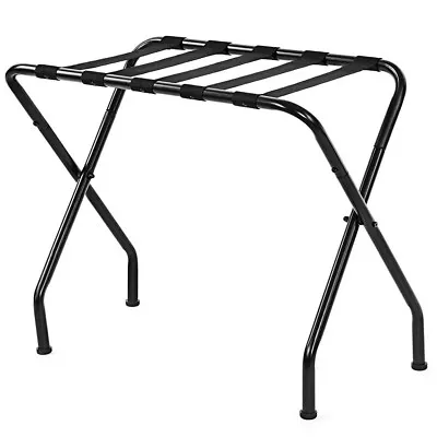 Luggage Rack Metal Foldable Suitcase Stand For Guest Room Holds Up To 100 Lb • $28.89