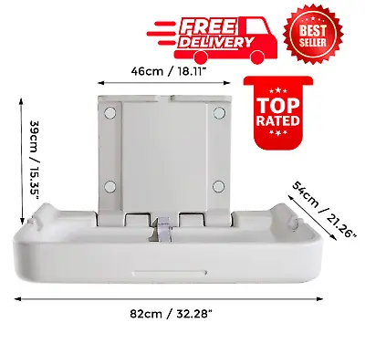 Baby Changer Unit Horizontal Commercial Wall Mount Nappy Changing Table • £89.99