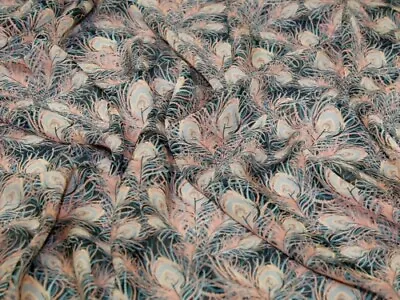 Liberty London Juno Feather Regent Silk Sheer Chiffon Fabric Blush - Per Metre • £35.99
