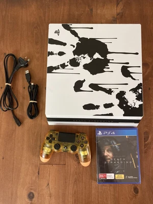 $451 • Buy Sony PlayStation 4 PS4 1TB Pro Console Death Stranding Limited Edition PAL