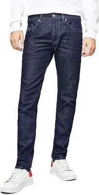 DIESEL Mens Jeans Thommer Solid Dark Blue Size 29W 30L 00SW1P-RR84H • £44.99