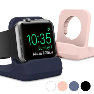 $7.46 • Buy For Apple Watch 6 SE 5 4 3 Night Stand Charging Dock Station Stand Holder Cradle