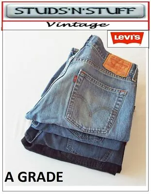 Vintage Levis Denim ( A Grade ) Jeans 501 505 516 529 540 550 619 751 • £29.15
