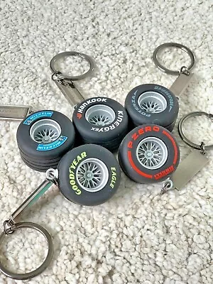 F1 Wheels Car Parts Accessories Racing Motorsport Keyring Racing Car Formula 1 • $8.70