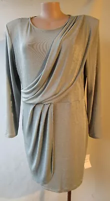 $28.99 • Buy ASOS Curve NWT Mint Green Size 24 Dress Long Sleeve Stretch New