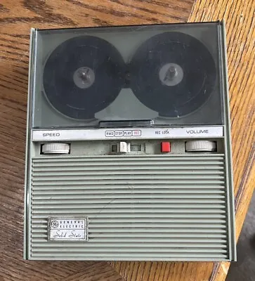 GE General Electric Portable Tape Recorder Player Vintage Reel M-8100A • $32.99