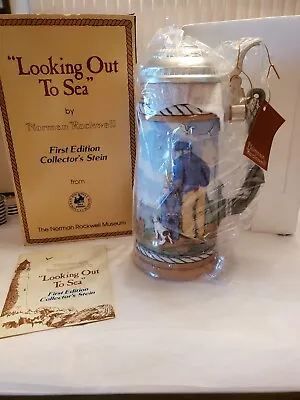 Looking Out To Sea First Edition Collector's Stein Mug By Norman Rockwell - 1981 • $16.50