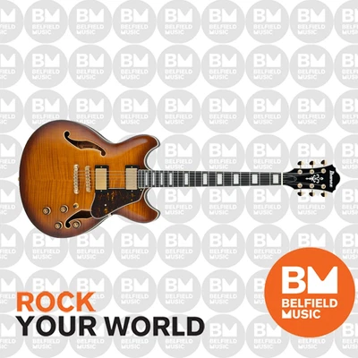 $1349 • Buy Ibanez AS93FM Artcore Electric Guitar Hollow Body Violin Sunburst - AS93FMVLS