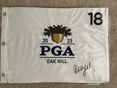 Phil Mickelson Signed 2023 PGA Championship Flag Oak Hill Auto • $399.99