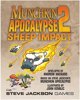 Munchkin Apocalypse 2: Sheep Impact Card Game Expansion From Steve Jackson Games • $20.75