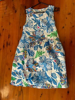 Beautiful GORMAN Floral Tulip Dress Size 10 - 100% Organic Cotton. Fab Condition • $99