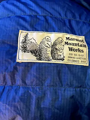 Marmot Gopher -20 Goose Down Sleeping Bag Gore-tex USA Made EXCELLENT Condition • $477.77