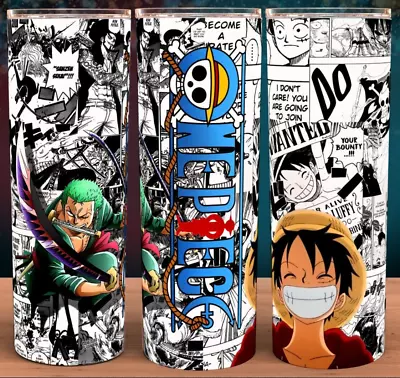 One Piece Luffy And Zoro Anime Manga Cup Mug Tumbler Cup 20oz • $19.95