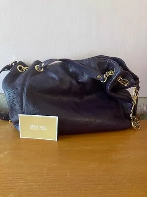 Michael Kors Deep Purple Buttery Soft Leather Purse- Barely Worn • $69