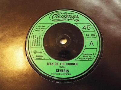 £1 • Buy Genesis-man On The Corner-charisma