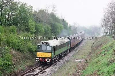 Original Railway Slide: Class 25 D7671 Midland Railway Ctre 21/04/90  42/224/236 • £2.49