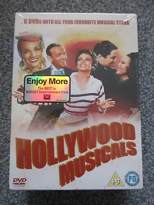 Hollywood Musicals X 8 Dvds Daddy Avenue Sun Wives Here Fiddle Pin New & Sealed • £11.44