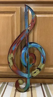 Music Wall Decor Metal Cleft Piano Band Drums Guitar Note Room Art Studio • $65