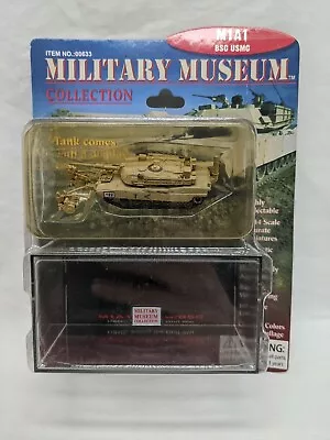 Military Museum Collection M1A1 BSC USMC Miniature Tank 1/144 Scale • $32.39