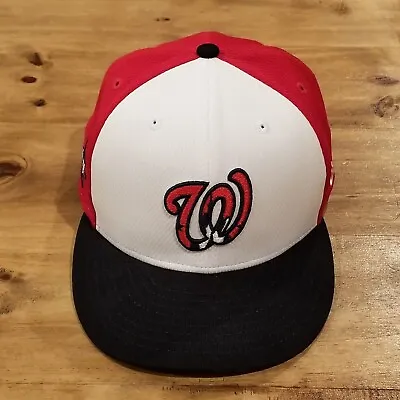 Washington Nationals Hat Cap New Era Size 7 3/4 Fitted Spring Training Florida • $23.37