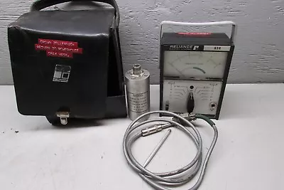 Reliance 638 Vibration Meter W/ Reliance Model 4-028 Pick Up Transducer  • $436.79