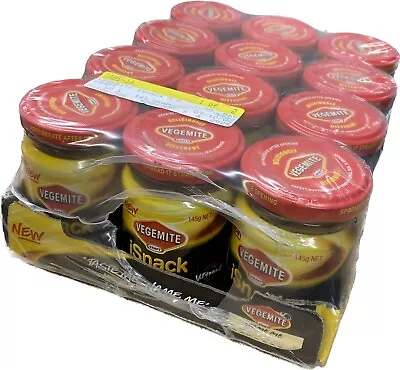 Vegemite ISnack 2.0 145g Sealed Box - Most Collectable - 12x Jars! • $249.95