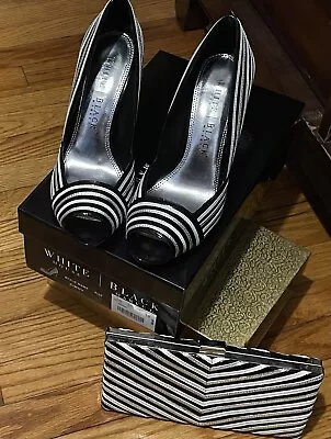 White House Black Market High Heels With Matching Purse Size 7.5 • $50