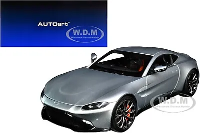 2019 Aston Martin Vantage Rhd Magnetic Silver 1/18 Model Car By Autoart 70276 • $199.99