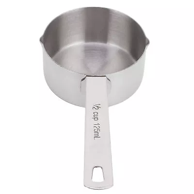 (1/2cup125ml)Baking Measuring Spoon 304 Stainless Steel Measuring Cup Scoop AOS • $8.90