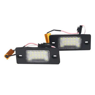 2PCS Canbus Number License Plate Light Lamp For Porsche Cayenne VW Golf 5 Passat • $8.54