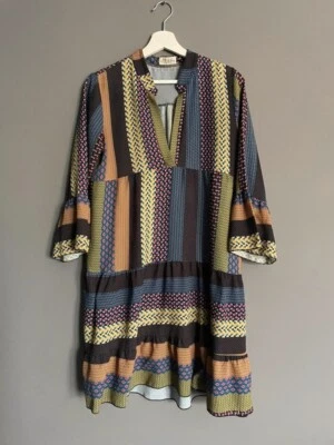 £25.99 • Buy Levi's Loose Boho Festival Dress With Frill Sleeves SIZE S / M  40  CHEST