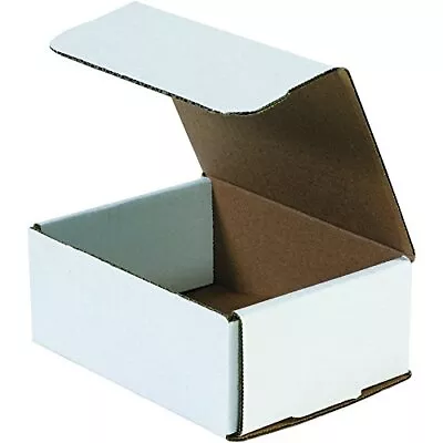 Aviditi White Corrugated Cardboard Mailing Boxes 6 1/2 X 4 7/8 X 2 5/8 Inche... • $57.82