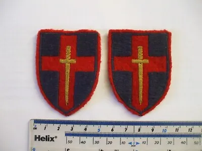 £4.99 • Buy Formation Signs, Pair Of Rhine Army Troops ? Woven.