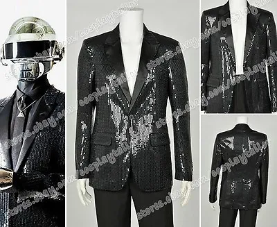 Daft Punks Electroma Hero Robot No 1 Cosplay Costume Movie Coat Jacket Silver • $131.59