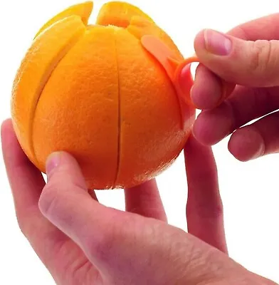 2x Citrus Peeler Orange Peeler Ring Finger Held Grapefruit Lemon Lime Slicer Cut • £2.39