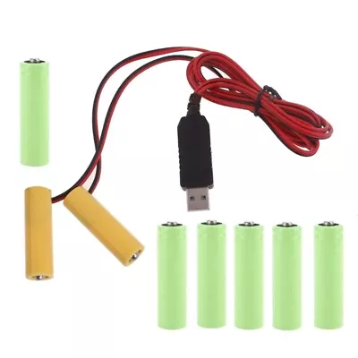 Power Converter USB To 6V AA Battery Eliminators Replace 4xAABattery • $10.21