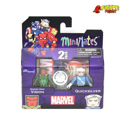 Marvel Minimates TRU Toys R Us Wave 19 Marvel Now Vision & Quicksilver • $16.99