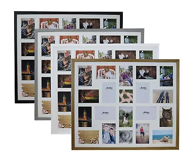 Wall Mounted 20 Multi Photo Frame Family Love Friends Party Album Picture Frames • £35