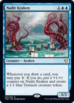 Nadir Kraken Theros Beyond Death NM Blue Rare MAGIC THE GATHERING CARD ABUGames • $1.85