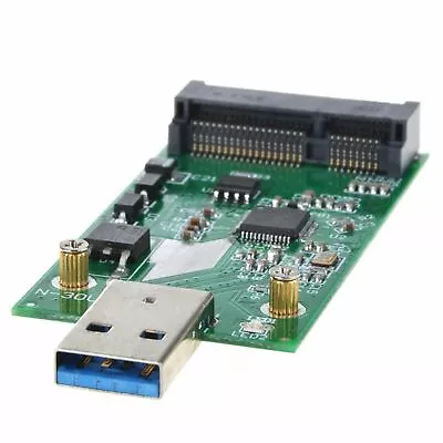 Plug & Play MSATA SSD To USB 3.0 Interface Convertor Adapter Card PCB Board • $10.99