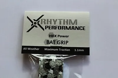 Rhythm Performance Bat Grip 1.1mm For Baseball And Softball … (Grey Camo) • $7.95