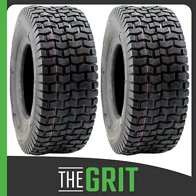 $95 • Buy 2x Ride On Mower Tyre 4 Ply Turf Saver 15 X 6.00 - 6  Commercial Tubeless Tire