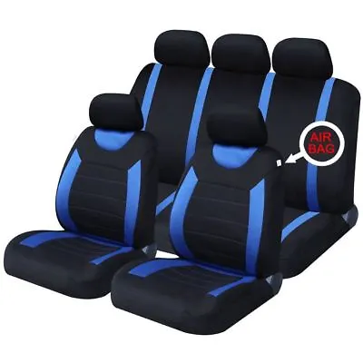 UKB4C Blue Full Set Front & Rear Car Seat Covers For Vauxhall Meriva All Models • $31.09