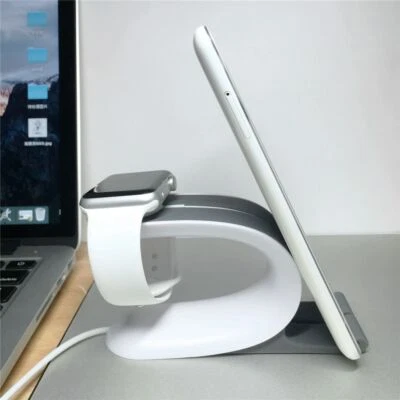 $14 • Buy Phone Stand Holder Watch Rack Charging Dock Silicone For Apple Watch IPhone