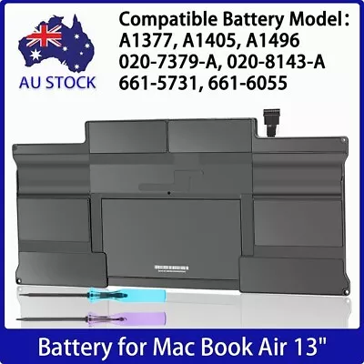 7200mAh A1405 A1496 Battery For Macbook Air 13  A1369 2011 A1466 2012 2013-2017 • $47.99